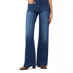 DL1961
Hepburn High Rise Wide Leg Vintage Jeans in Blue Tide